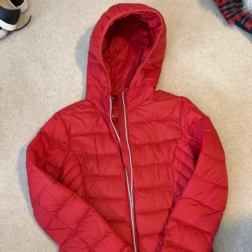 Down puffy jacket red Tommy Hilfiger XS